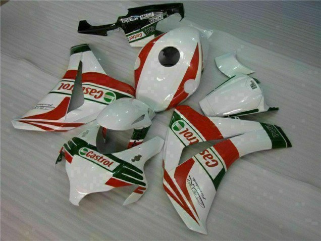 Honda CBR 1000 RR 08-11 Motorrad Verkleidung - Weiß Rot Honda CBR 1000 RR 08-11 Motorrad Verkleidung - Weiß Rot