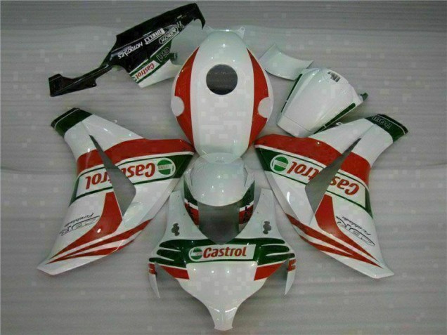 Honda CBR 1000 RR 08-11 Motorrad Verkleidung - Weiß Rot Honda CBR 1000 RR 08-11 Motorrad Verkleidung - Weiß Rot