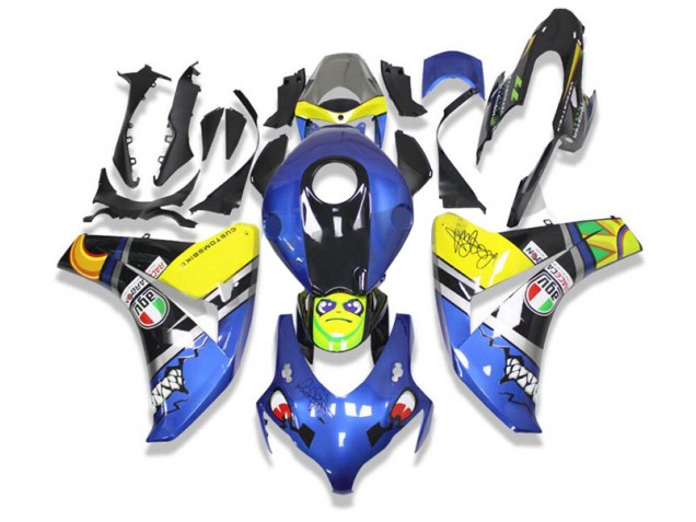 Honda CBR 1000 RR 08-11 Motorrad Verkleidungen - Blau Hai Honda CBR 1000 RR 08-11 Motorrad Verkleidungen - Blau Hai