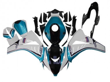 Honda CBR 1000 RR 08-11 Motorrad Verkleidungen - Blau Weiß Schwarz