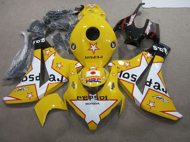 Honda CBR 1000 RR 08-11 Motorrad Verkleidungen - Gelb Repsol HRC Honda CBR 1000 RR 08-11 Motorrad Verkleidungen - Gelb Repsol HRC