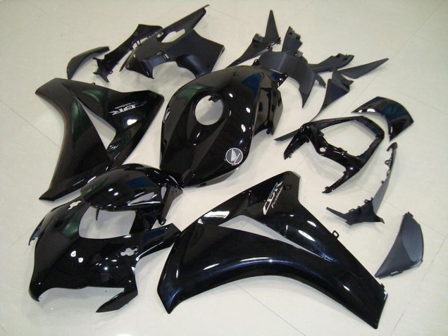 Honda CBR 1000 RR 08-11 Motorrad Verkleidungen - Glänzend Schwarz Chrom Aufkleber Honda CBR 1000 RR 08-11 Motorrad Verkleidungen - Glänzend Schwarz Chrom Aufkleber