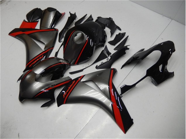 Honda CBR 1000 RR 08-11 Motorrad Verkleidungen - Graues Rot Schwarz Honda CBR 1000 RR 08-11 Motorrad Verkleidungen - Graues Rot Schwarz