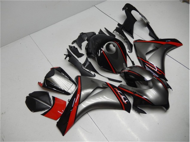 Honda CBR 1000 RR 08-11 Motorrad Verkleidungen - Graues Rot Schwarz Honda CBR 1000 RR 08-11 Motorrad Verkleidungen - Graues Rot Schwarz