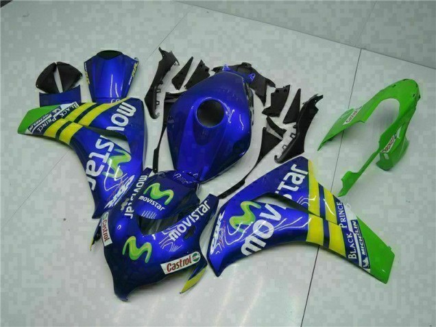 Honda CBR 1000 RR 08-11 Motorrad Verkleidungen - Grün Blau Honda CBR 1000 RR 08-11 Motorrad Verkleidungen - Grün Blau