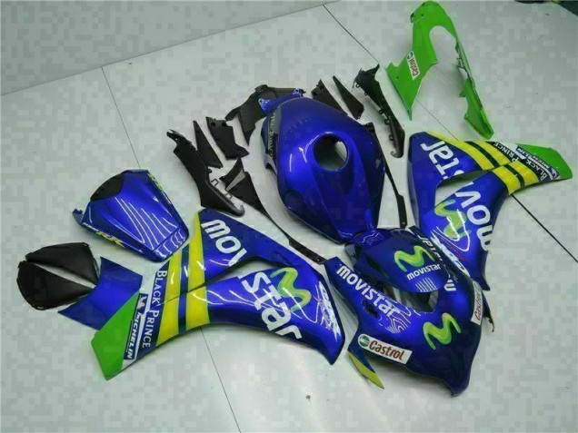 Honda CBR 1000 RR 08-11 Motorrad Verkleidungen - Grün Blau Honda CBR 1000 RR 08-11 Motorrad Verkleidungen - Grün Blau
