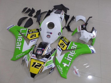 Honda CBR 1000 RR 08-11 Motorrad Verkleidungen - Grün Linear 12
