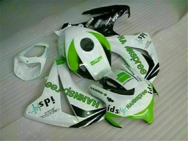 Honda CBR 1000 RR 08-11 Motorrad Verkleidungen - Grün Weiß