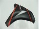 Honda CBR 1000 RR 08-11 Motorrad Verkleidungen - Matt Schwarz Rot Honda CBR 1000 RR 08-11 Motorrad Verkleidungen - Matt Schwarz Rot