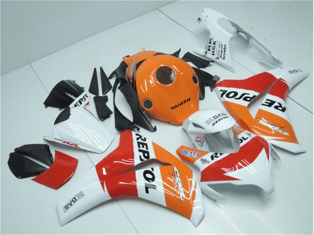 Honda CBR 1000 RR 08-11 Motorrad Verkleidungen - Orange Weiß Rot Repsol Honda CBR 1000 RR 08-11 Motorrad Verkleidungen - Orange Weiß Rot Repsol