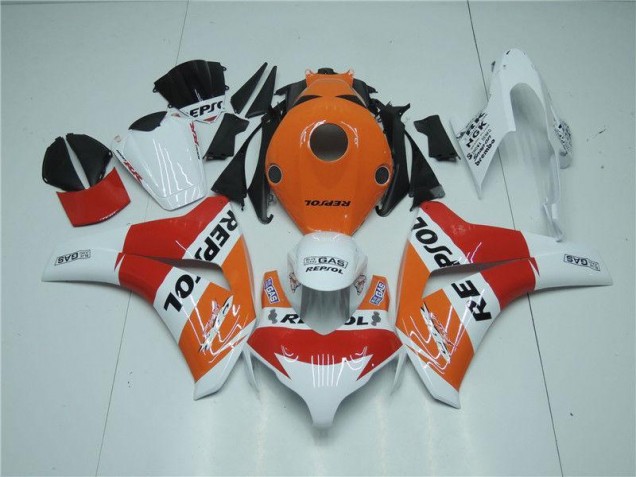 Honda CBR 1000 RR 08-11 Motorrad Verkleidungen - Orange Weiß Rot Repsol Honda CBR 1000 RR 08-11 Motorrad Verkleidungen - Orange Weiß Rot Repsol