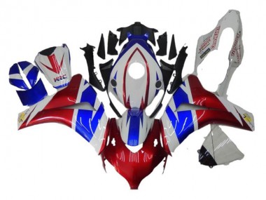 Honda CBR 1000 RR 08-11 Motorrad Verkleidungen - Rot Blau Weiß