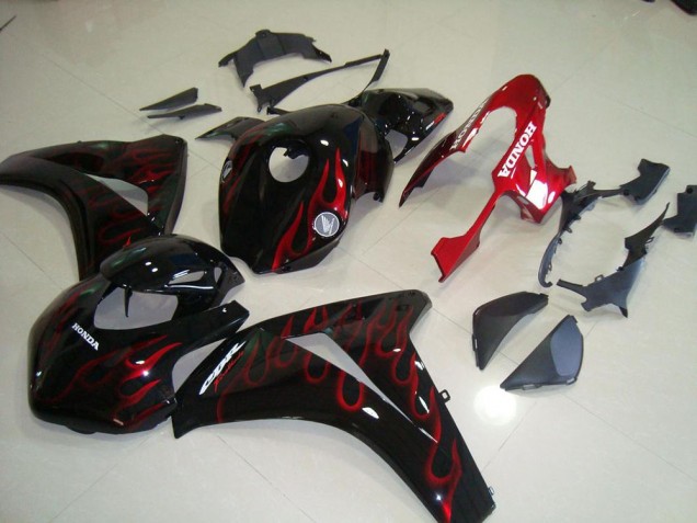 Honda CBR 1000 RR 08-11 Motorrad Verkleidungen - Rot Flamme Rennen Honda CBR 1000 RR 08-11 Motorrad Verkleidungen - Rot Flamme Rennen