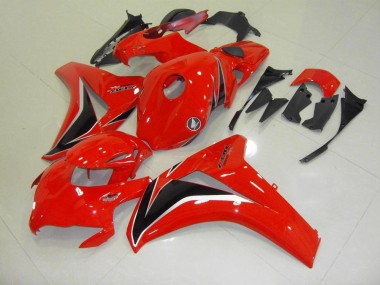 Honda CBR 1000 RR 08-11 Motorrad Verkleidungen - Rot Schwarz Silber