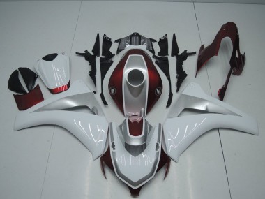 Honda CBR 1000 RR 08-11 Motorrad Verkleidungen - Rot Weiß Und Silber