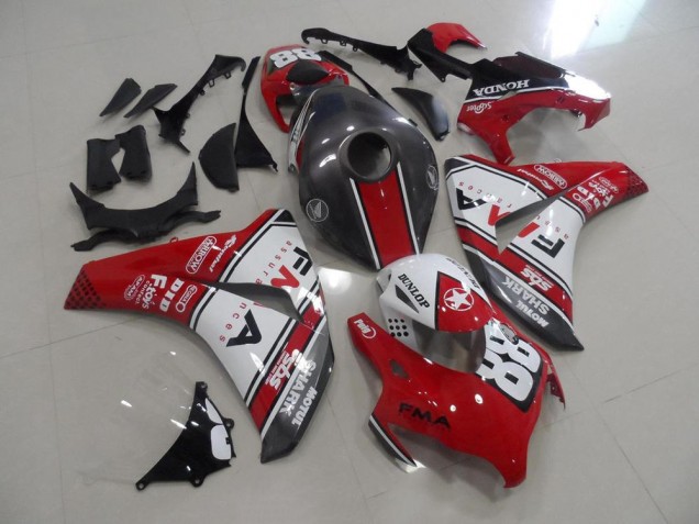 Honda CBR 1000 RR 08-11 Motorrad Verkleidungen - Rot und Grau Fma Honda CBR 1000 RR 08-11 Motorrad Verkleidungen - Rot und Grau Fma