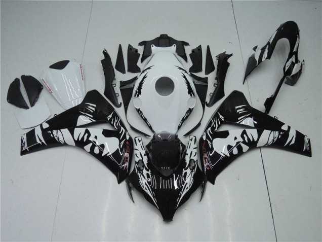 Honda CBR 1000 RR 08-11 Motorrad Verkleidungen - Schwarz Weiß Honda CBR 1000 RR 08-11 Motorrad Verkleidungen - Schwarz Weiß