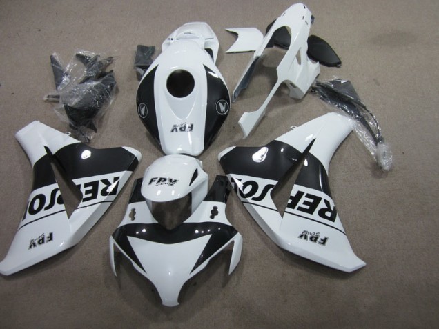 Honda CBR 1000 RR 08-11 Motorrad Verkleidungen - Schwarz Weiß Repsol Honda CBR 1000 RR 08-11 Motorrad Verkleidungen - Schwarz Weiß Repsol