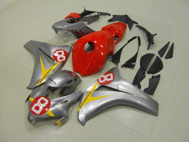 Honda CBR 1000 RR 08-11 Motorrad Verkleidungen - Silber Rot 8 Honda CBR 1000 RR 08-11 Motorrad Verkleidungen - Silber Rot 8