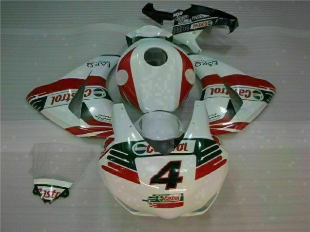 Honda CBR 1000 RR 08-11 Motorrad Verkleidungen - Weiß Castrol 4 Honda CBR 1000 RR 08-11 Motorrad Verkleidungen - Weiß Castrol 4
