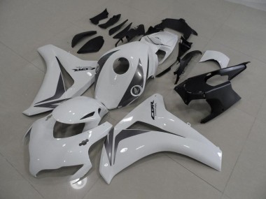 Honda CBR 1000 RR 08-11 Motorrad Verkleidungen - Weiß Und Grau