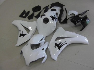 Honda CBR 1000 RR 08-11 Motorrad Verkleidungen - Weiß mit Besonders Aufkleber