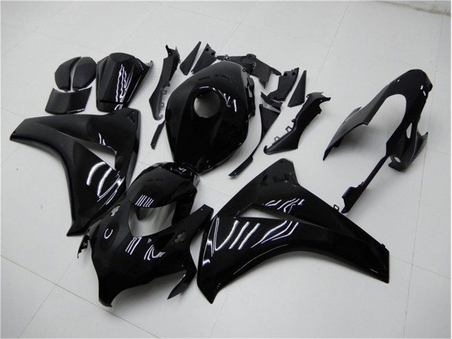 Honda CBR 1000 RR 08-11 Motorrad Vollverkleidung - Glänzend Schwarz Honda CBR 1000 RR 08-11 Motorrad Vollverkleidung - Glänzend Schwarz