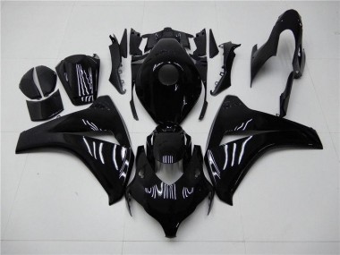 Honda CBR 1000 RR 08-11 Motorrad Vollverkleidung - Glänzend Schwarz