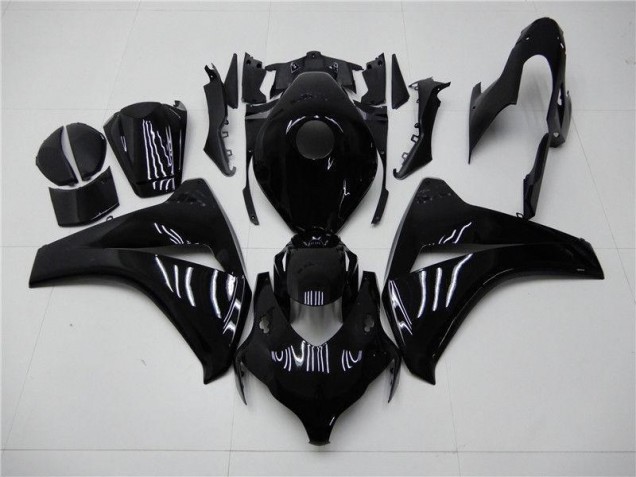 Honda CBR 1000 RR 08-11 Motorrad Vollverkleidung - Glänzend Schwarz Honda CBR 1000 RR 08-11 Motorrad Vollverkleidung - Glänzend Schwarz
