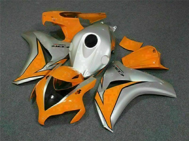 Honda CBR 1000 RR 08-11 Motorrad Vollverkleidung - Orange Silber Honda CBR 1000 RR 08-11 Motorrad Vollverkleidung - Orange Silber
