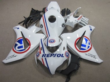 Honda CBR 1000 RR 08-11 Motorrad Vollverkleidung - Weiß Blau Repsol