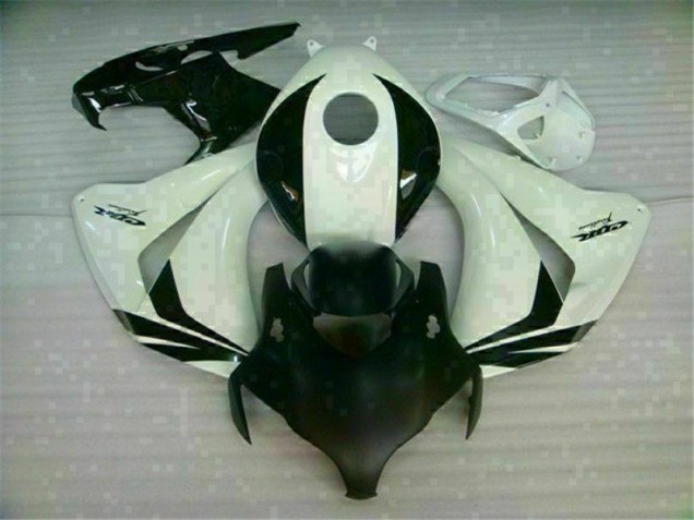 Honda CBR 1000 RR 08-11 Motorrad Vollverkleidung - Weiß Schwarz Honda CBR 1000 RR 08-11 Motorrad Vollverkleidung - Weiß Schwarz