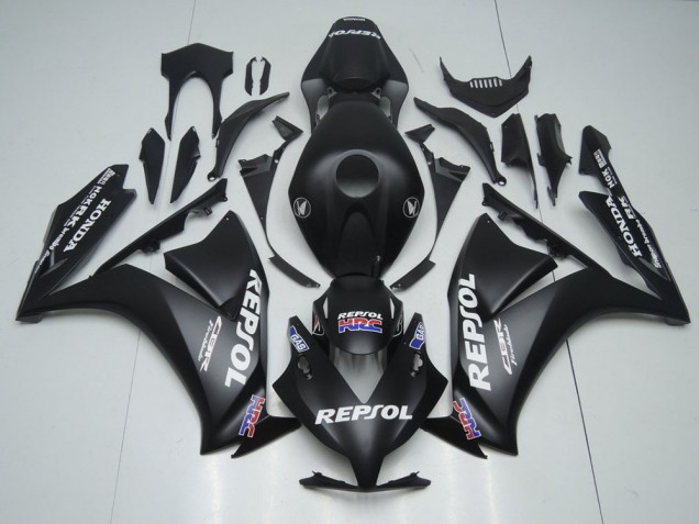 Honda CBR 1000 RR 12-16 Motorrad Verkleidung - Matt Schwarzer Repsol Honda CBR 1000 RR 12-16 Motorrad Verkleidung - Matt Schwarzer Repsol