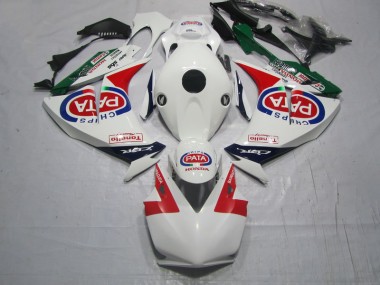 Honda CBR 1000 RR 12-16 Motorrad Verkleidungen - Rot Weiß PATA