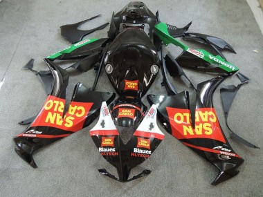 Honda CBR 1000 RR 12-16 Motorrad Verkleidungen - Schwarz Rot Gelb San Carlo