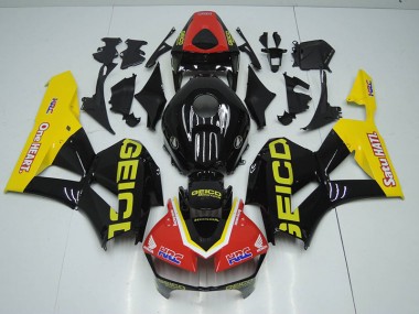 Honda CBR 1000 RR 12-16 Motorrad Verkleidungen - Schwarz Rot HRC