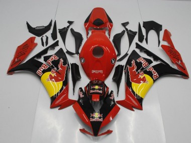 Honda CBR 1000 RR 12-16 Motorrad Verkleidungen - Schwarzer Rot Bull