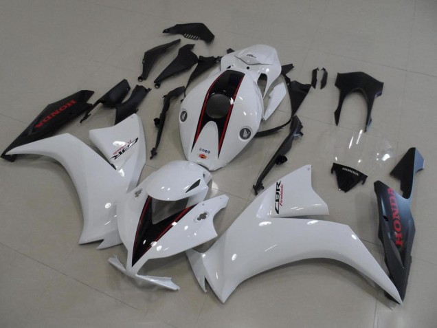 Honda CBR 1000 RR 12-16 Motorrad Verkleidungen - Weiß Und Matt Schwarz OEM Stil Honda CBR 1000 RR 12-16 Motorrad Verkleidungen - Weiß Und Matt Schwarz OEM Stil