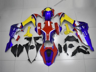 Honda CBR 1000 RR 17-23 Motorrad Verkleidungen - Blau Gelb Rot