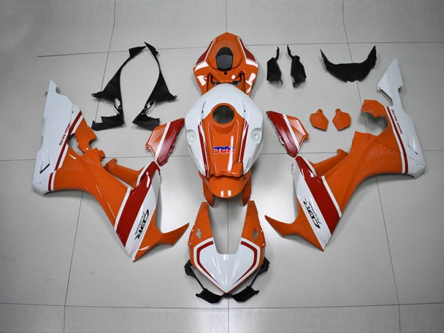 Honda CBR 1000 RR 17-23 Motorrad Verkleidungen - Orange Weiß HRC Honda CBR 1000 RR 17-23 Motorrad Verkleidungen - Orange Weiß HRC