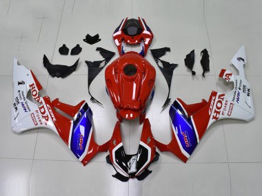 Honda CBR 1000 RR 17-23 Motorrad Verkleidungen - Rot Blau HRC