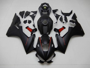 Honda CBR 1000 RR 17-23 Motorrad Verkleidungen - Schwarz mit roter Fireblade