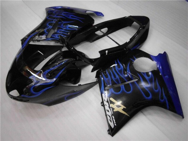 Honda CBR 1100 XX 96-07 Motorrad Verkleidungen - Blau Flamme Honda CBR 1100 XX 96-07 Motorrad Verkleidungen - Blau Flamme