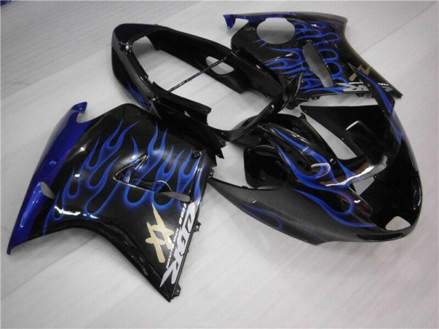 Honda CBR 1100 XX 96-07 Motorrad Verkleidungen - Blau Flamme Honda CBR 1100 XX 96-07 Motorrad Verkleidungen - Blau Flamme