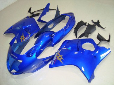 Honda CBR 1100 XX Blackbird 96-07 Motorrad Verkleidungen - Blau Schwarzbird
