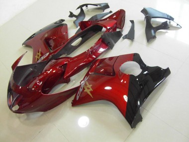 Honda CBR 1100 XX Blackbird 96-07 Motorrad Verkleidungen - Rot Schwarzbird
