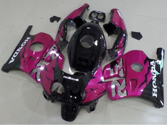 Honda CBR 250 RR MC22 91-98 Motorrad Verkleidungen - Rosa Schwarz Honda CBR 250 RR MC22 91-98 Motorrad Verkleidungen - Rosa Schwarz