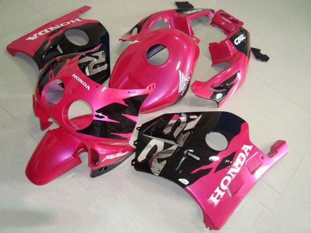 Honda CBR 250 RR MC22 91-98 Motorrad Verkleidungen - Schwarz Rosa Honda CBR 250 RR MC22 91-98 Motorrad Verkleidungen - Schwarz Rosa