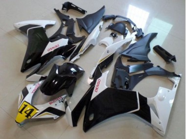 Honda CBR 500 RR 13-15 Motorrad Verkleidungen - Schwarz Weißer Denso Rizoma 14