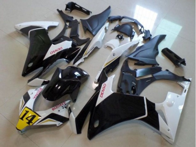 Honda CBR 500 RR 13-15 Motorrad Verkleidungen - Schwarz Weißer Denso Rizoma 14 Honda CBR 500 RR 13-15 Motorrad Verkleidungen - Schwarz Weißer Denso Rizoma 14
